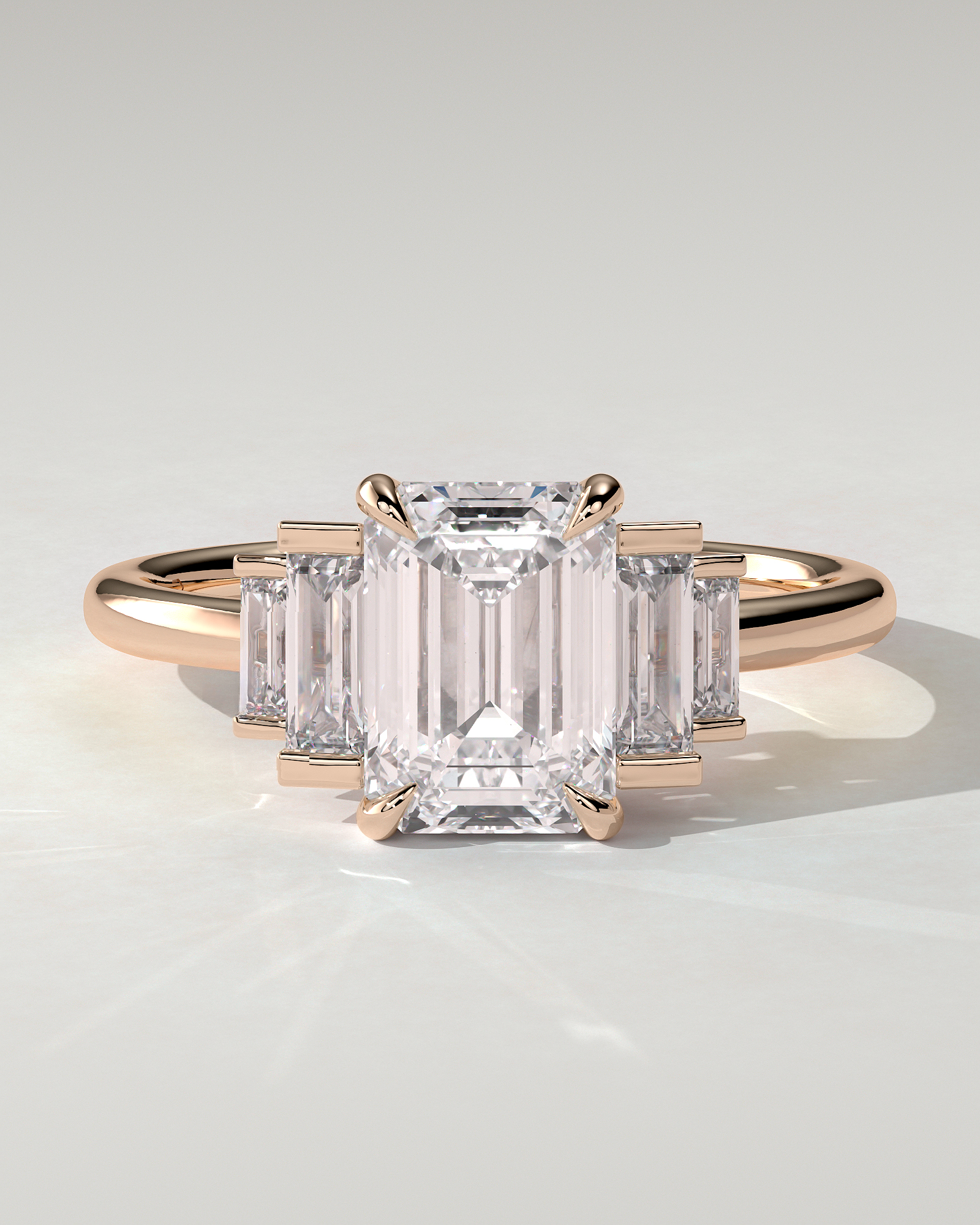 Nina Trilogy Emerald Ring