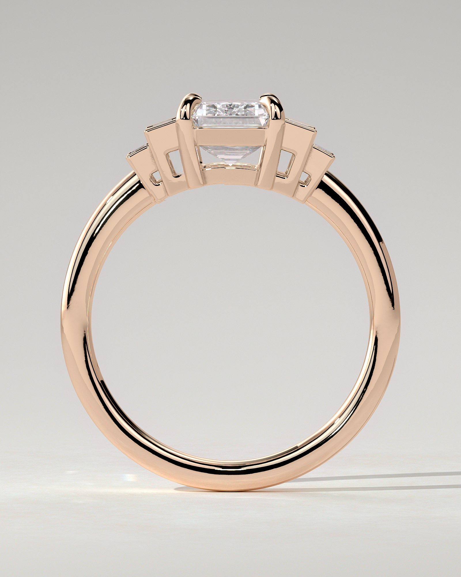 Nina Trilogy Emerald Ring