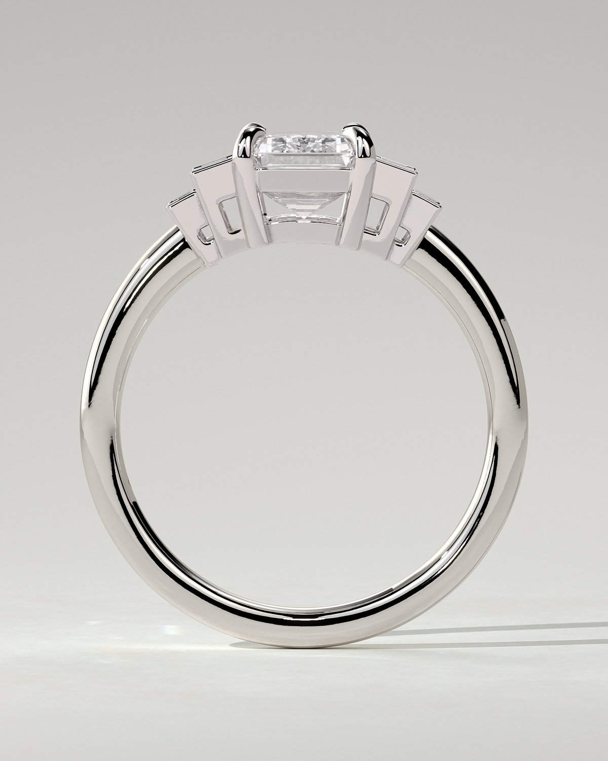 Nina Trilogy Emerald Ring