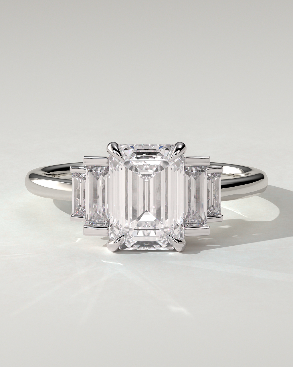 Nina Trilogy Emerald Ring