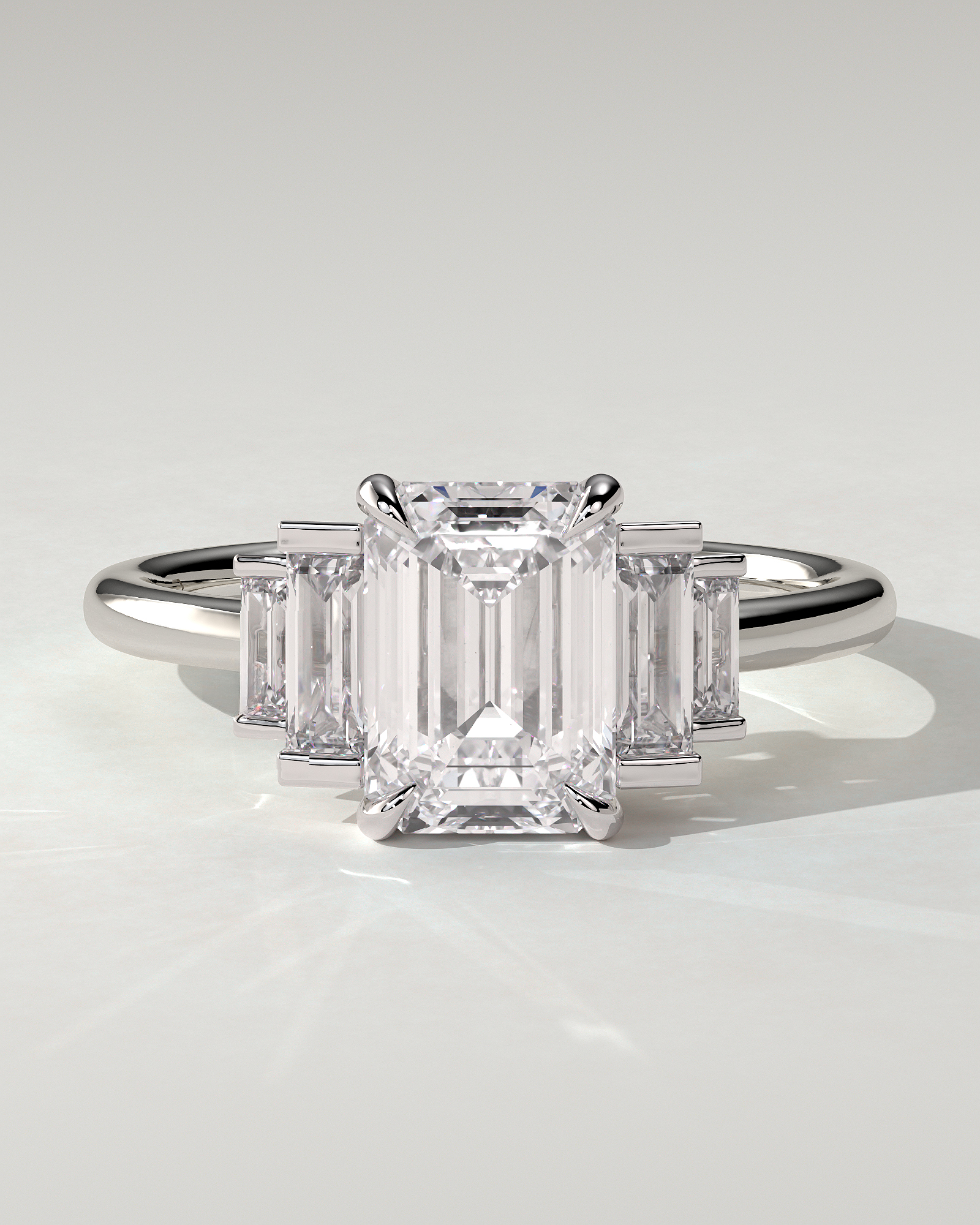 Nina Trilogy Emerald Ring