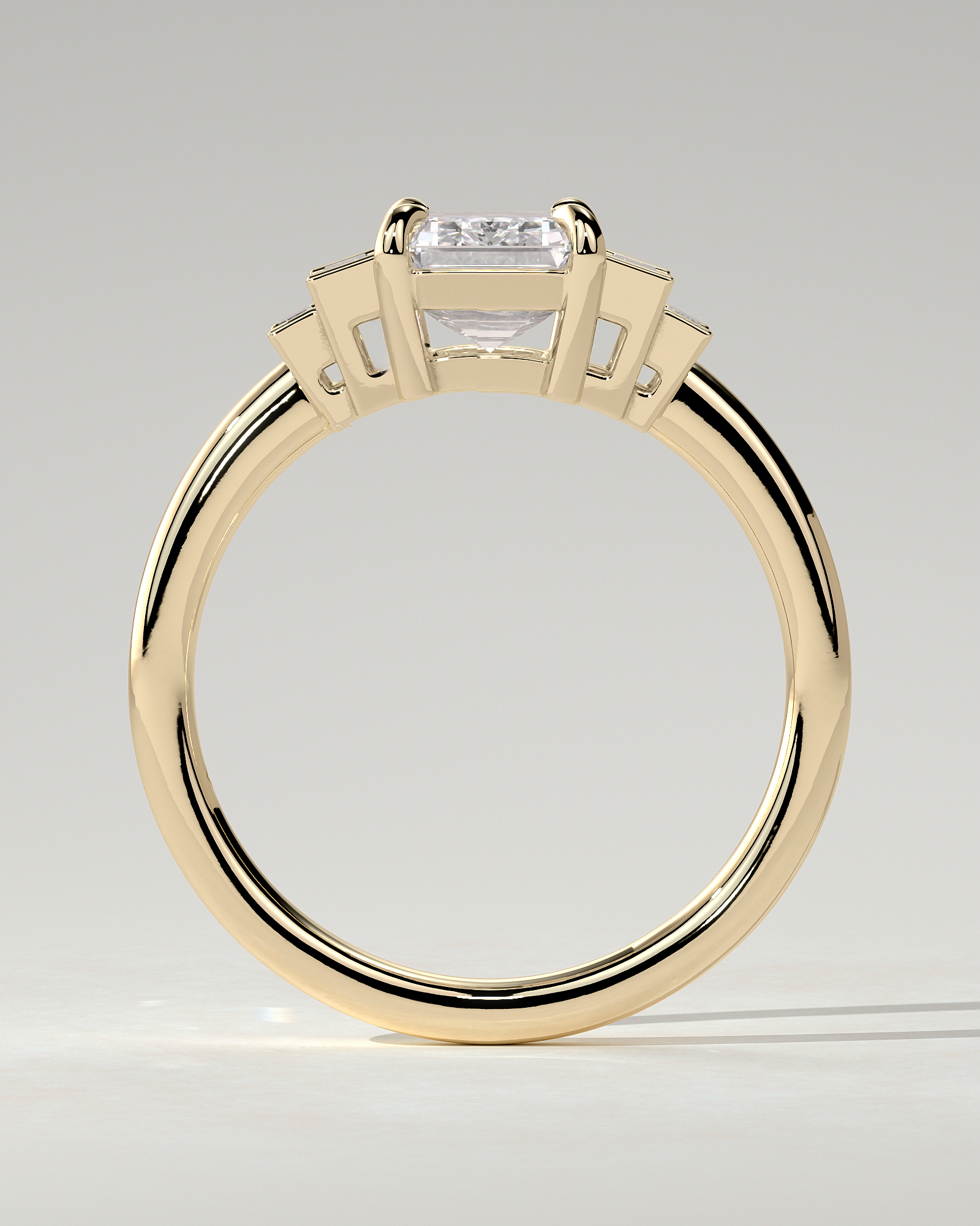 Nina Trilogy Emerald Ring