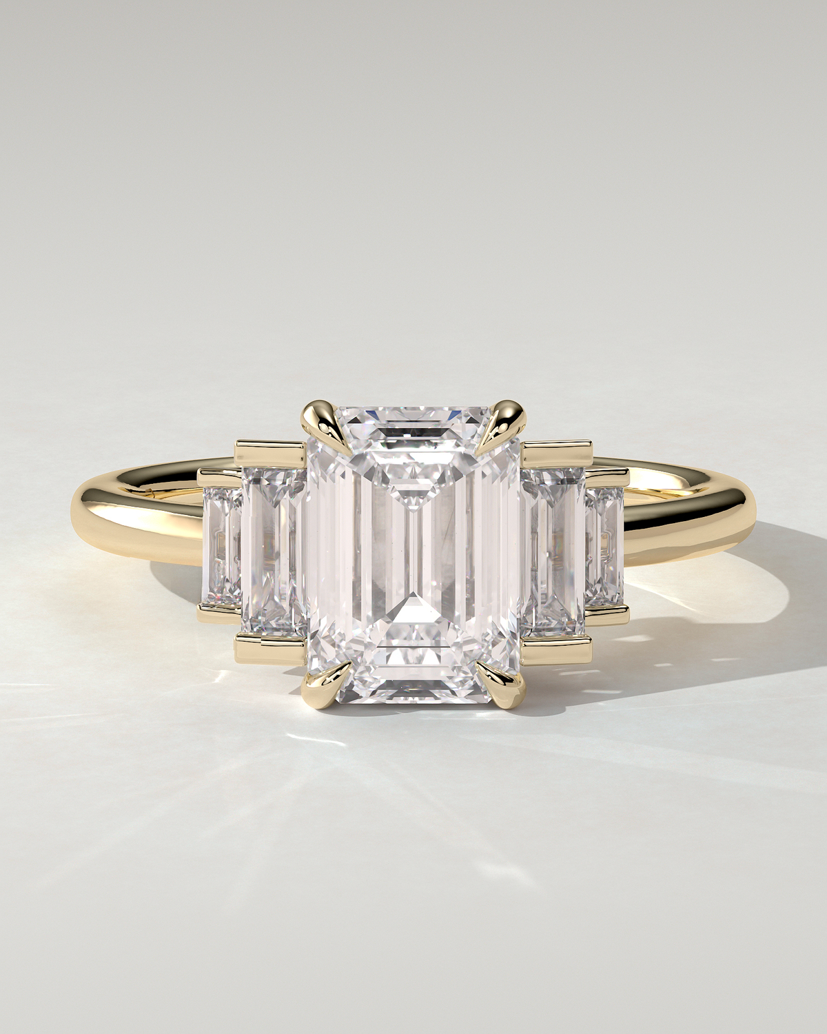 Nina Trilogy Emerald Ring