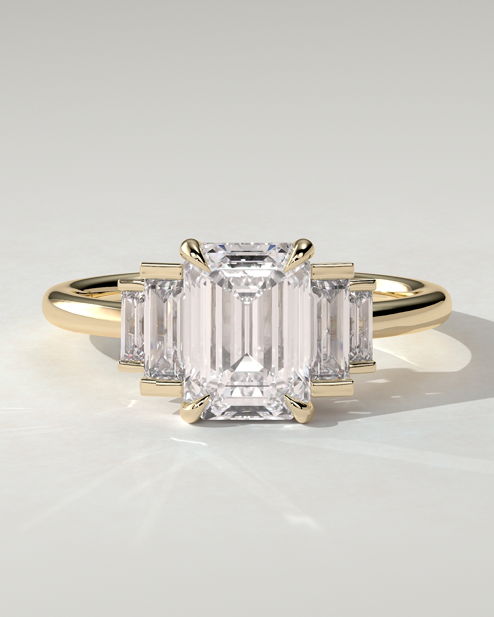 Nina Trilogy Emerald Ring