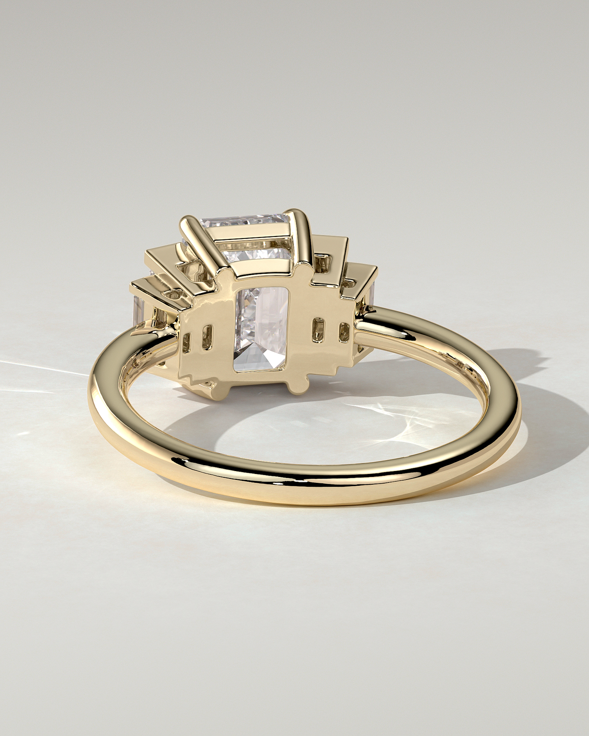 Nina Trilogy Emerald Ring