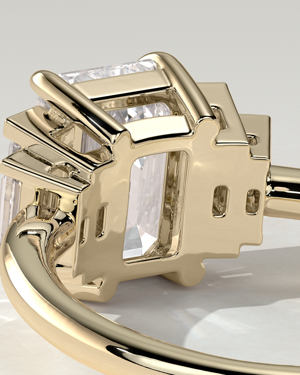 Nina Trilogy Emerald Ring