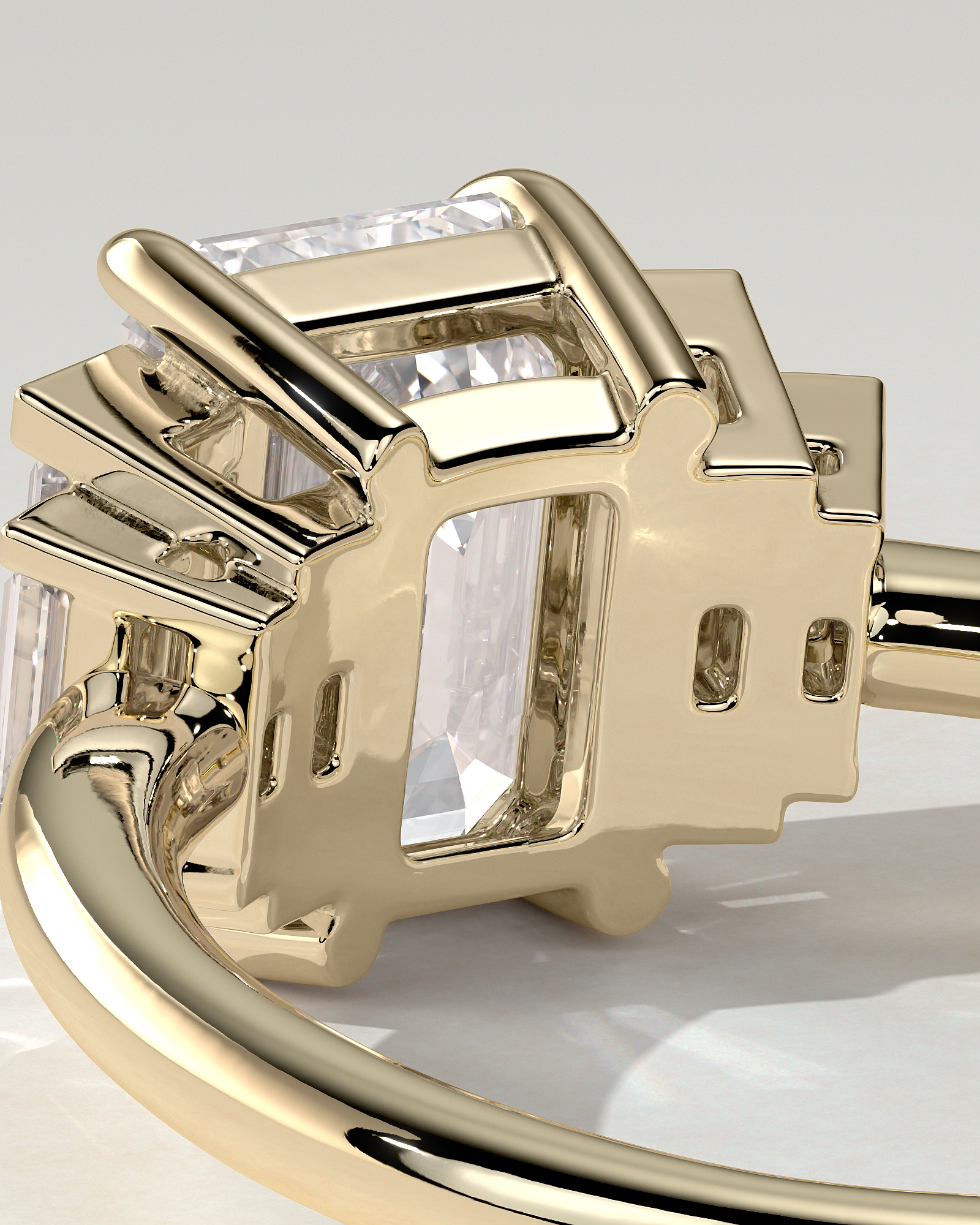 Nina Trilogy Emerald Ring