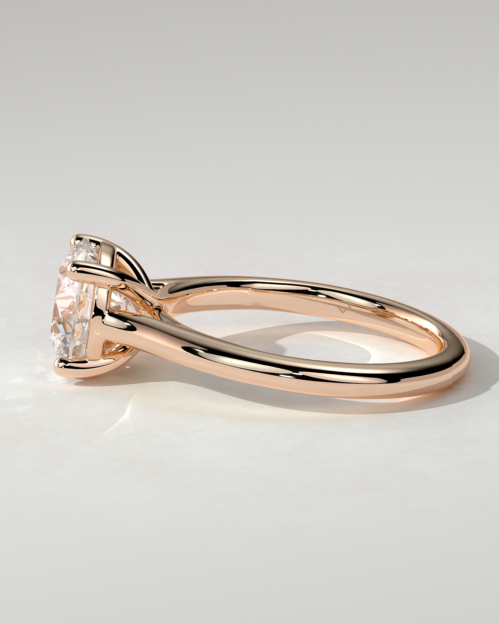 Noelle Solitaire Round Ring