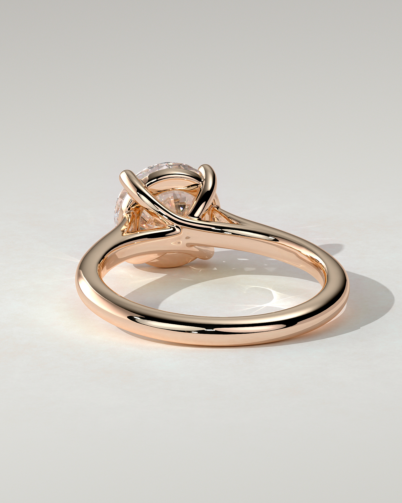 Noelle Solitaire Round Ring