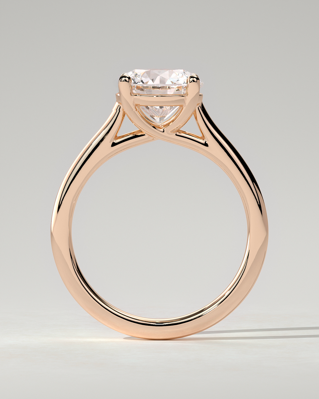 Noelle Solitaire Round Ring