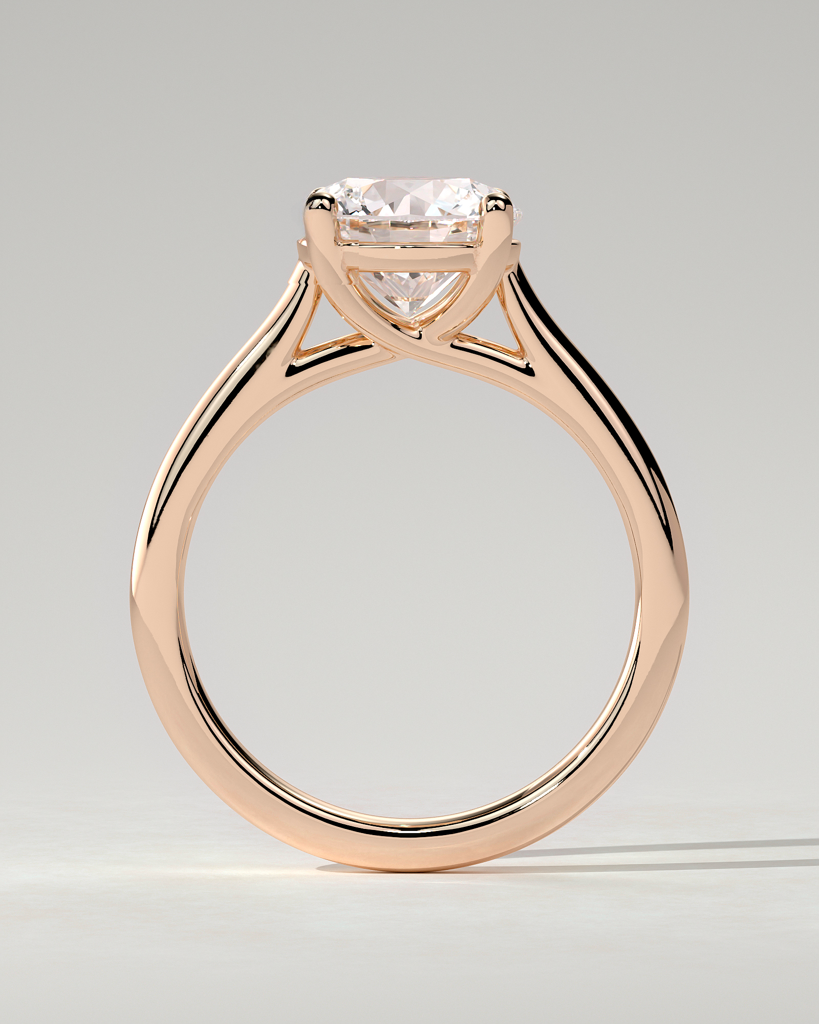 Noelle Solitaire Round Ring