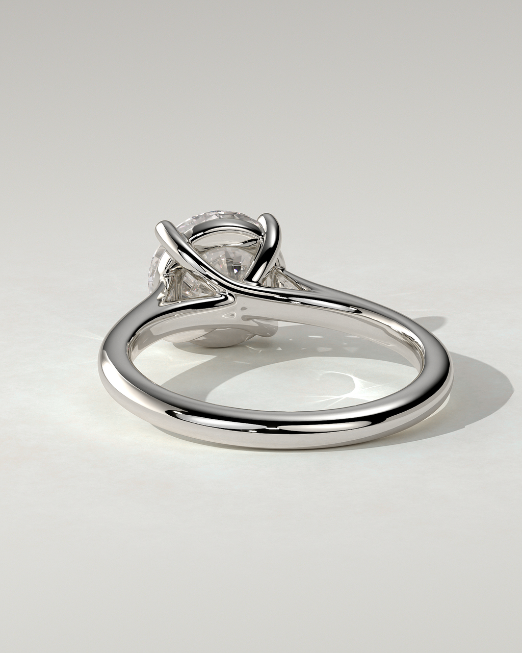 Noelle Solitaire Round Ring