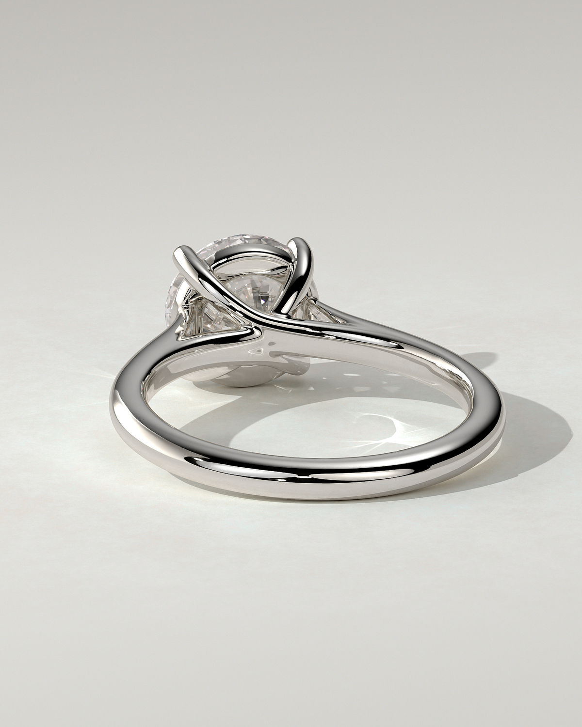 Noelle Solitaire Round Ring