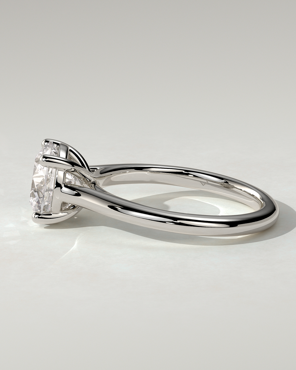 Noelle Solitaire Round Ring