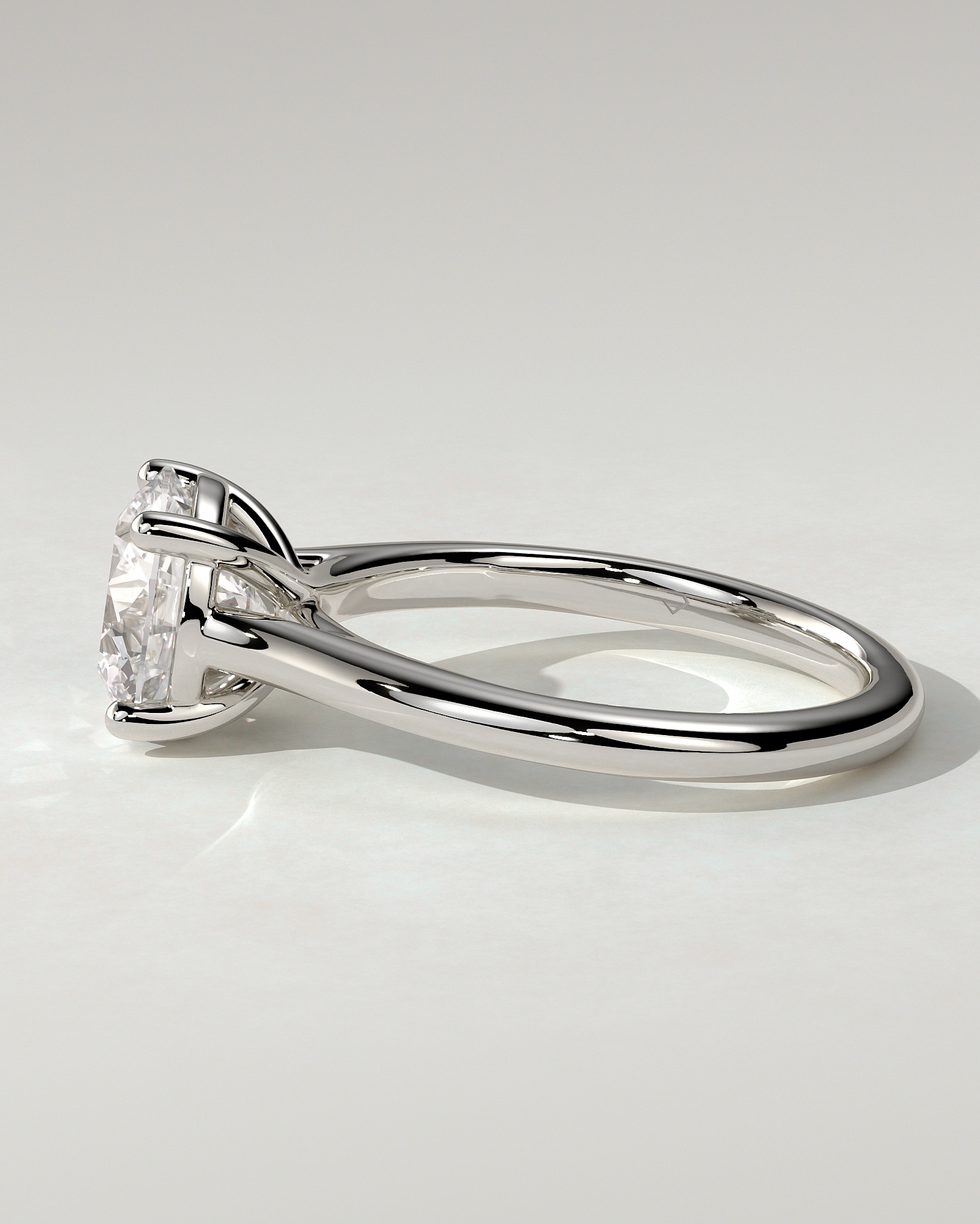 Noelle Solitaire Round Ring