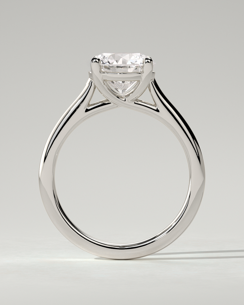 Noelle Solitaire Round Ring