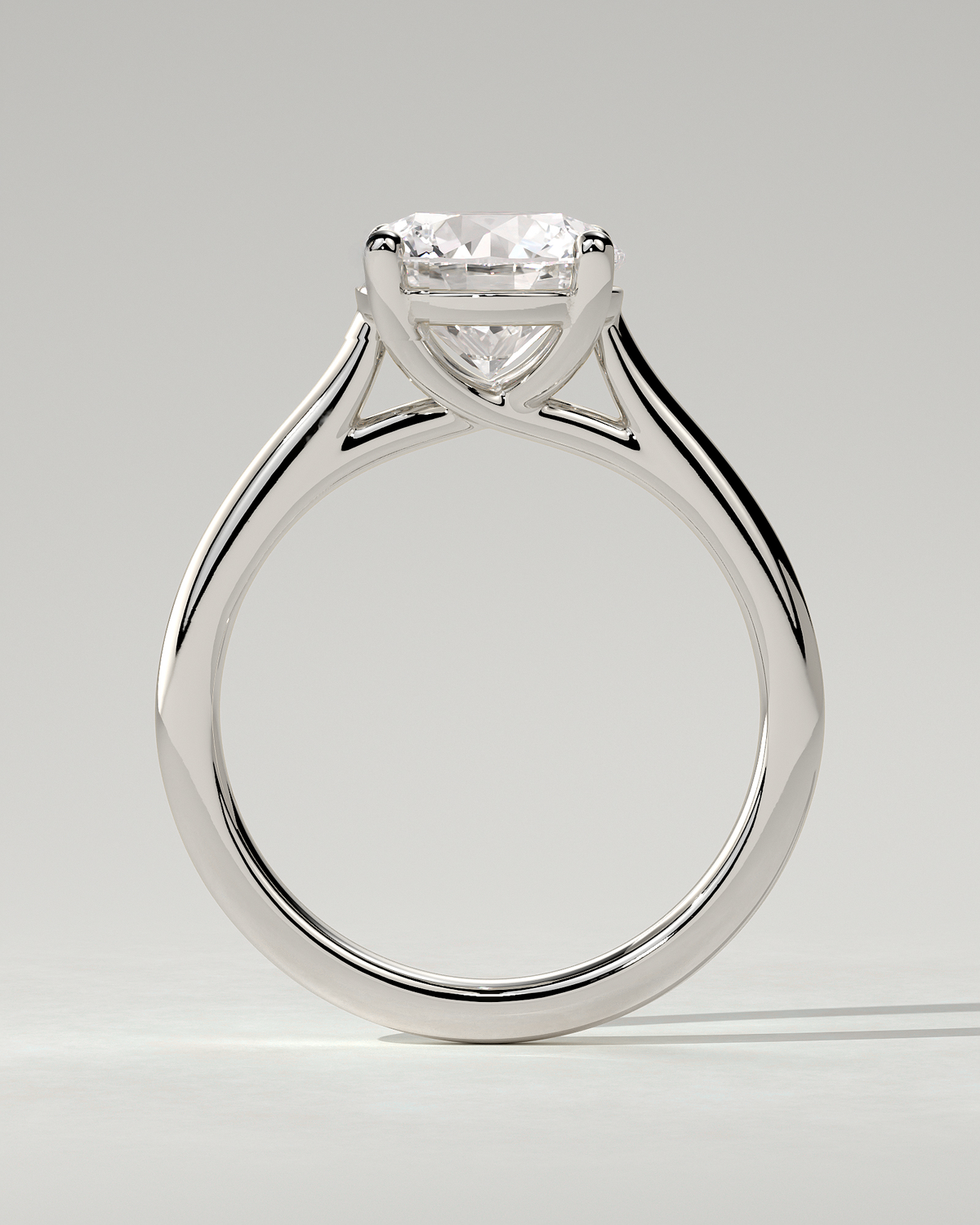 Noelle Solitaire Round Ring