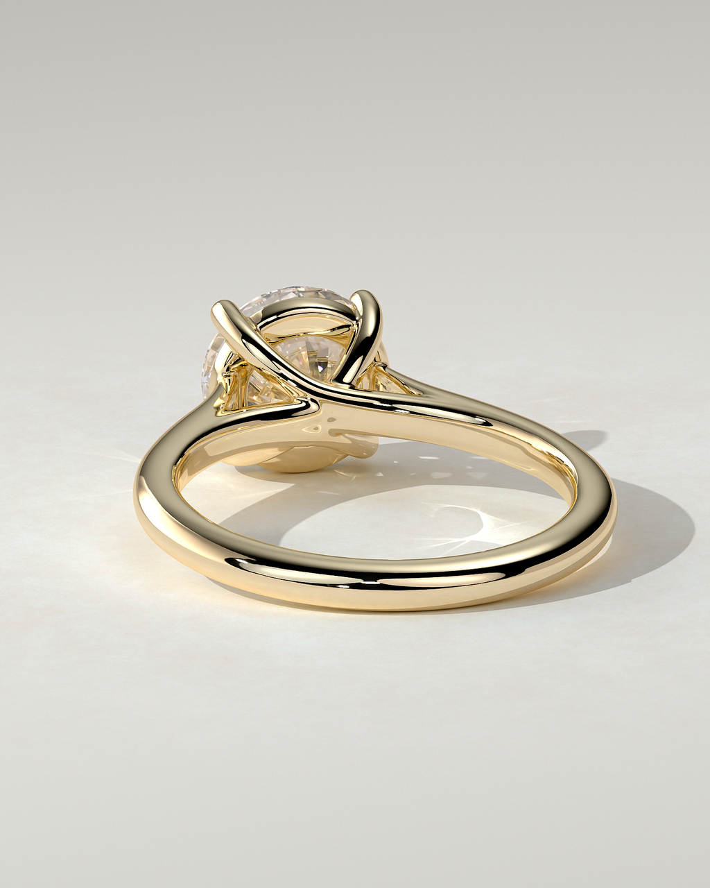 Noelle Solitaire Round Ring