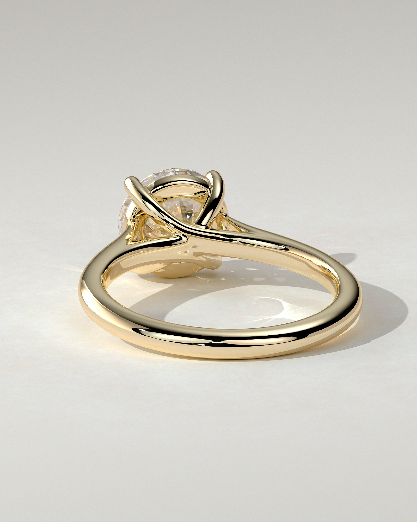 Noelle Solitaire Round Ring