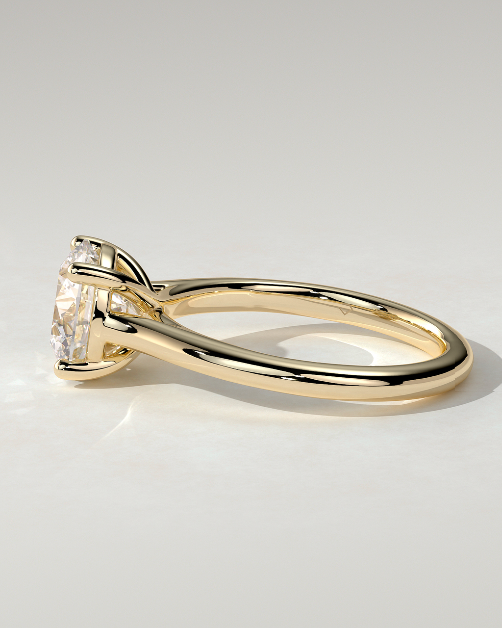 Noelle Solitaire Round Ring