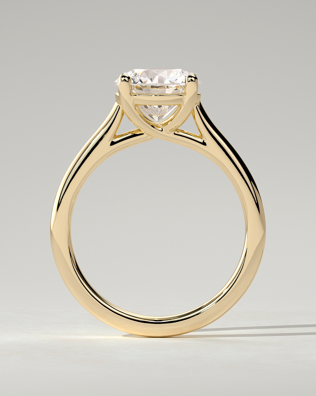 Noelle Solitaire Round Ring
