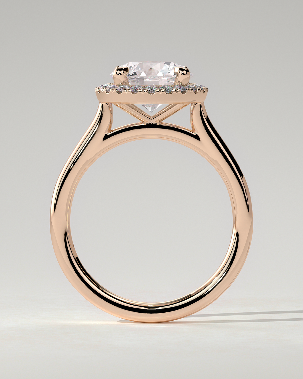 Nola Halo Round Ring