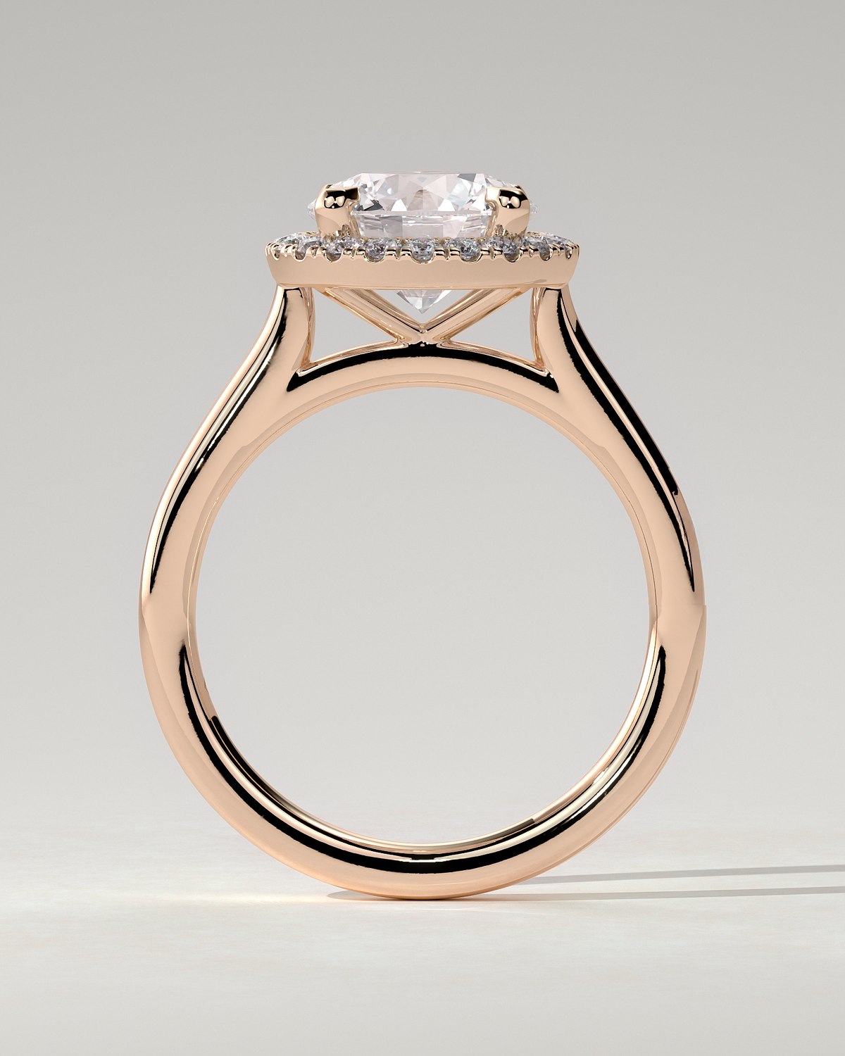 Nola Halo Round Ring