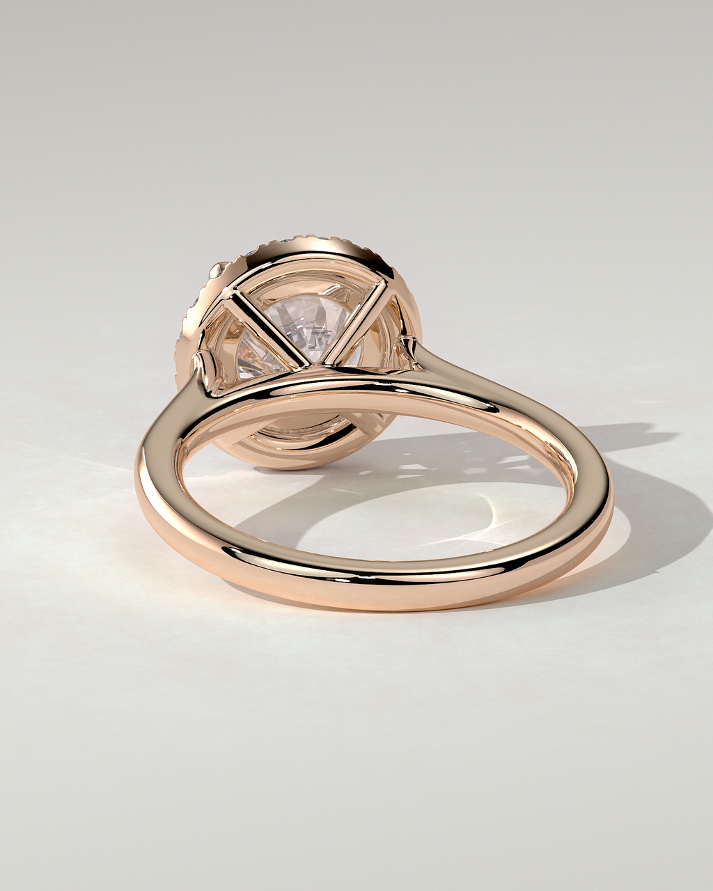 Nola Halo Round Ring