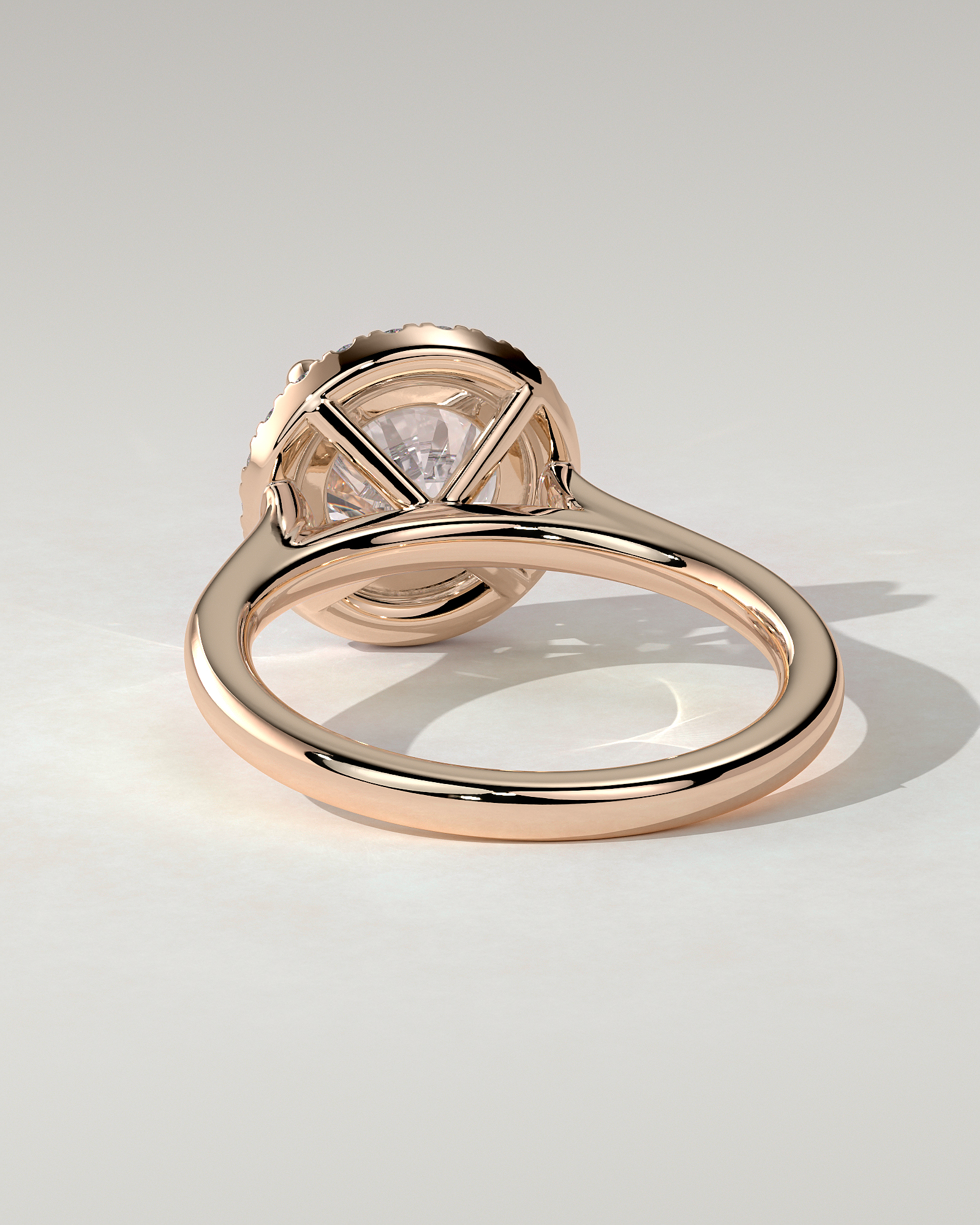 Nola Halo Round Ring