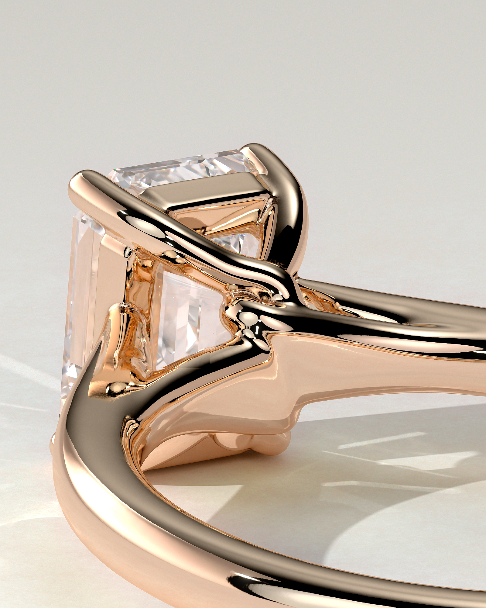 Nora Solitaire Emerald Ring