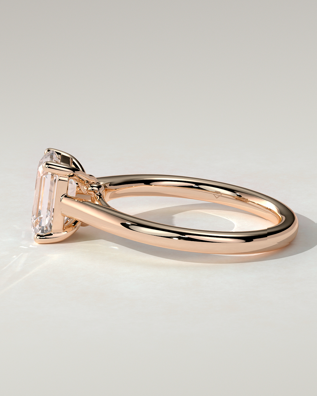 Nora Solitaire Emerald Ring