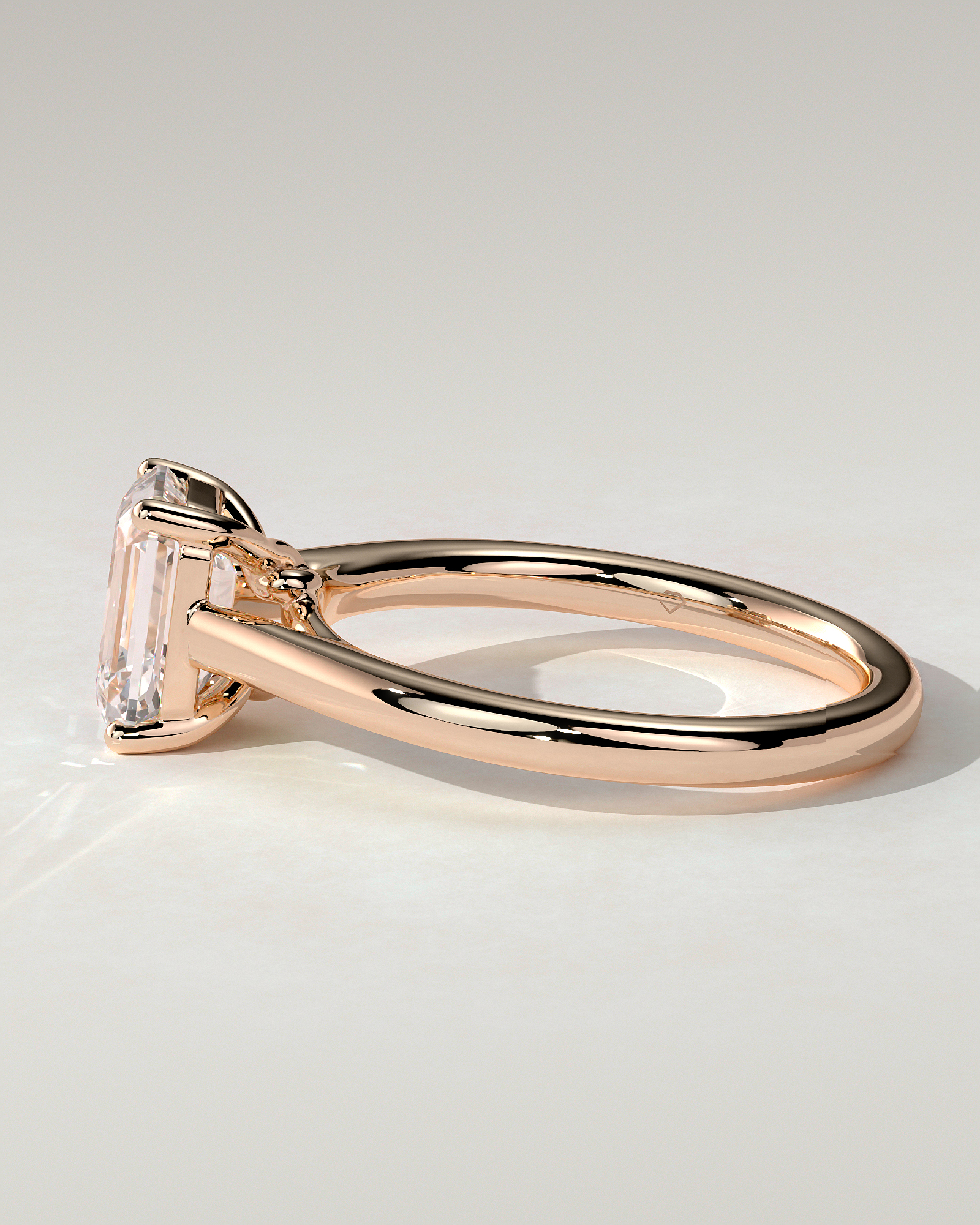 Nora Solitaire Emerald Ring