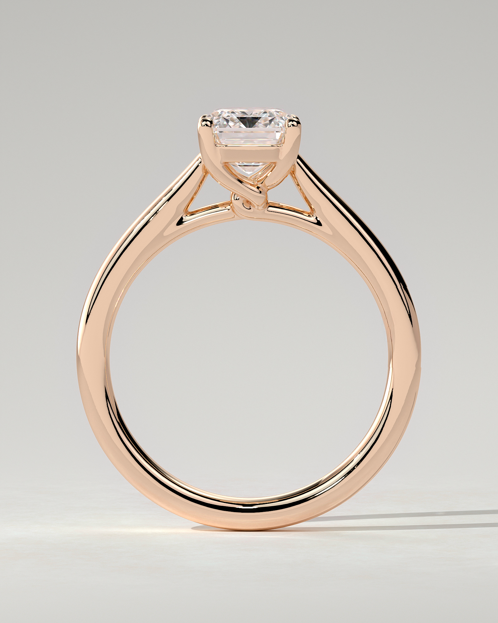 Nora Solitaire Emerald Ring