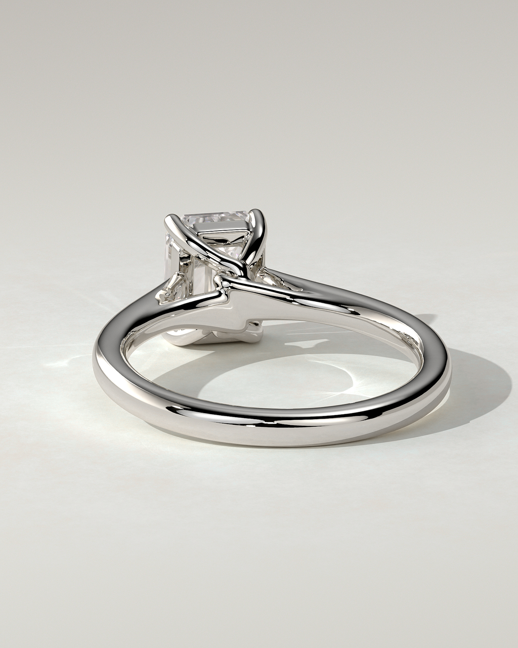 Nora Solitaire Emerald Ring