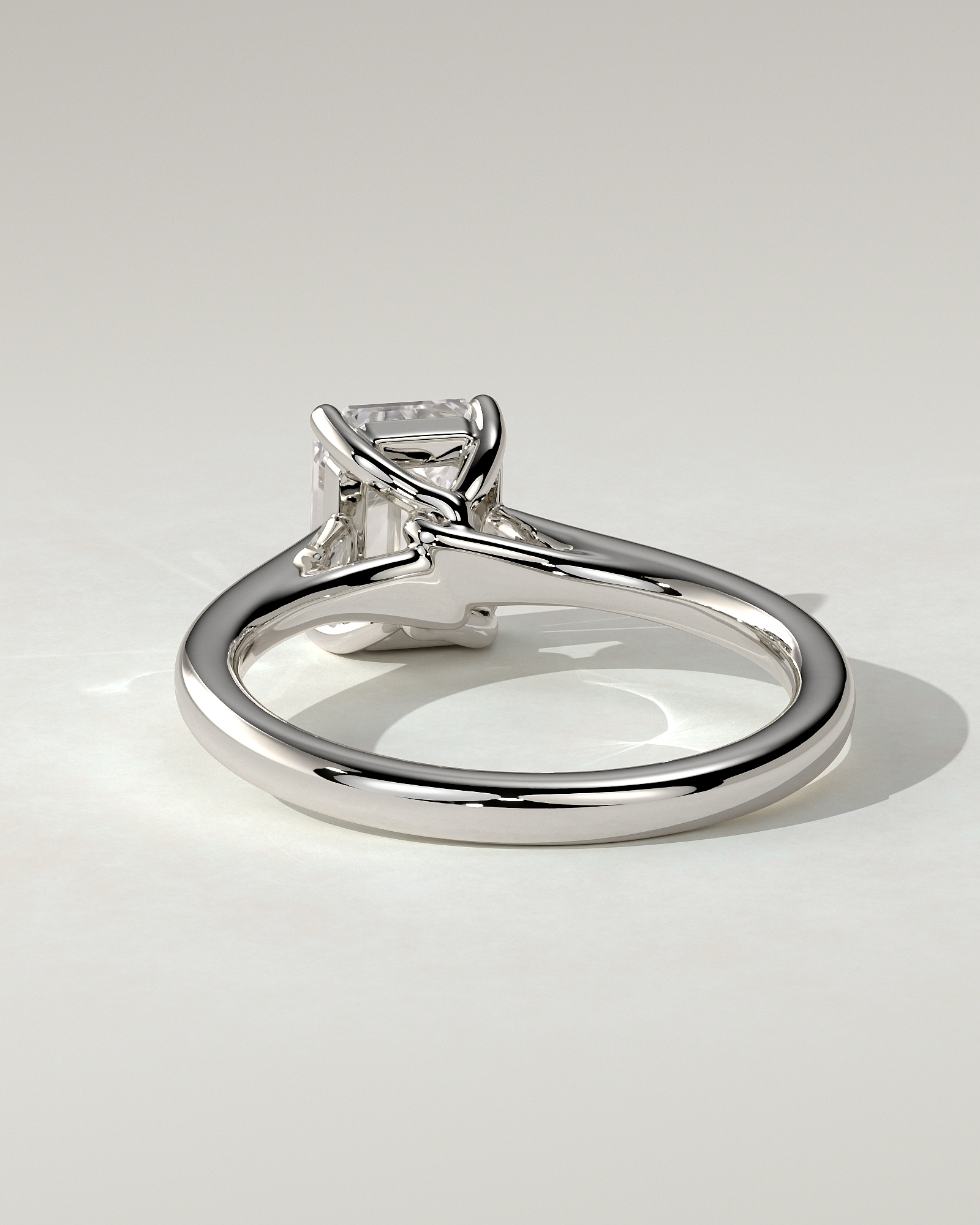 Nora Solitaire Emerald Ring