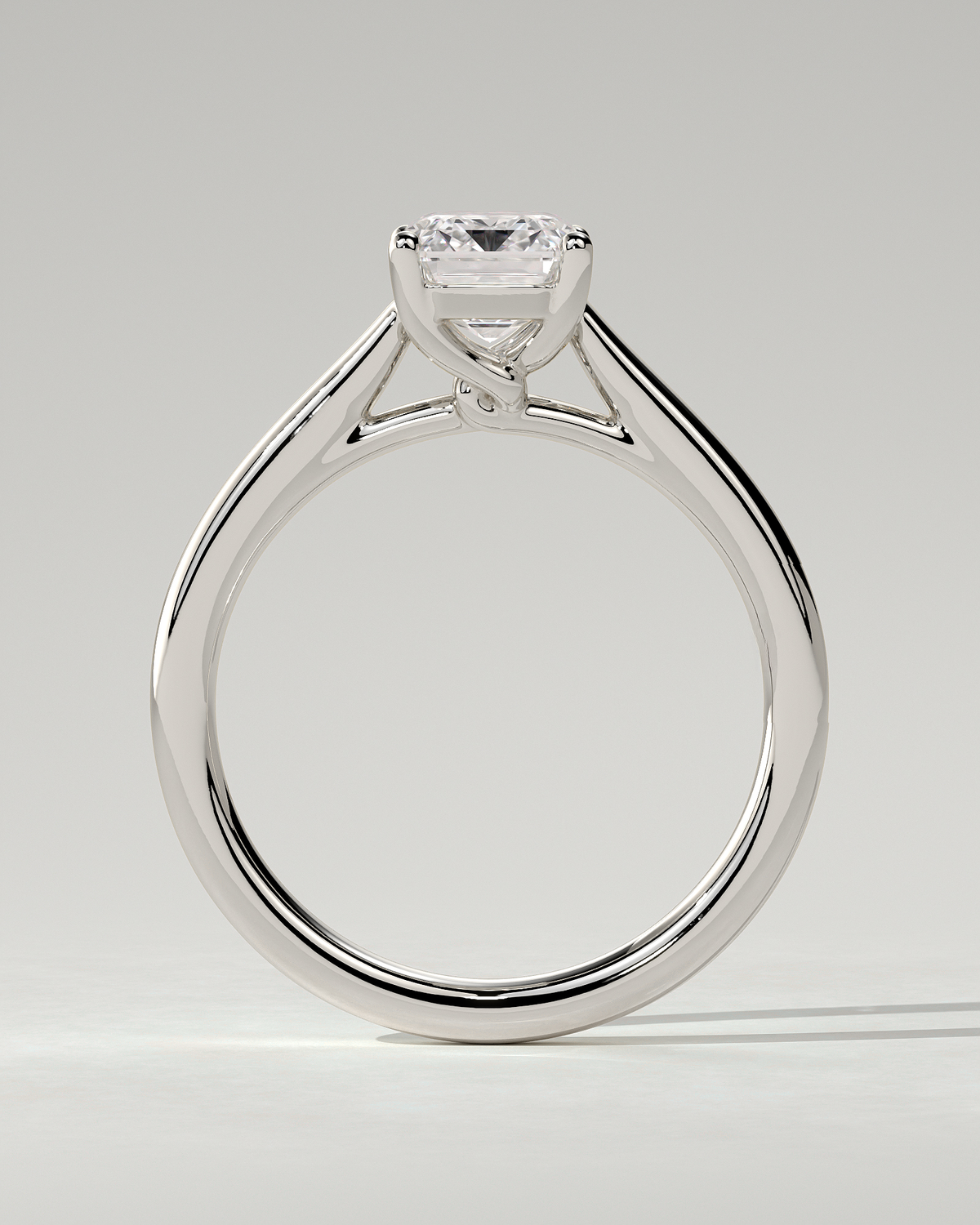 Nora Solitaire Emerald Ring