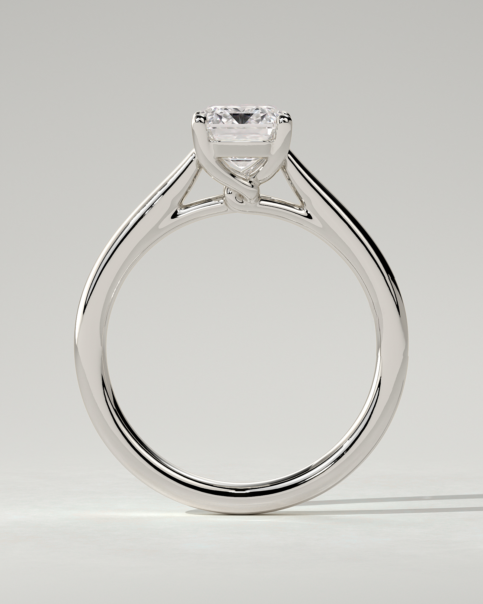 Nora Solitaire Emerald Ring