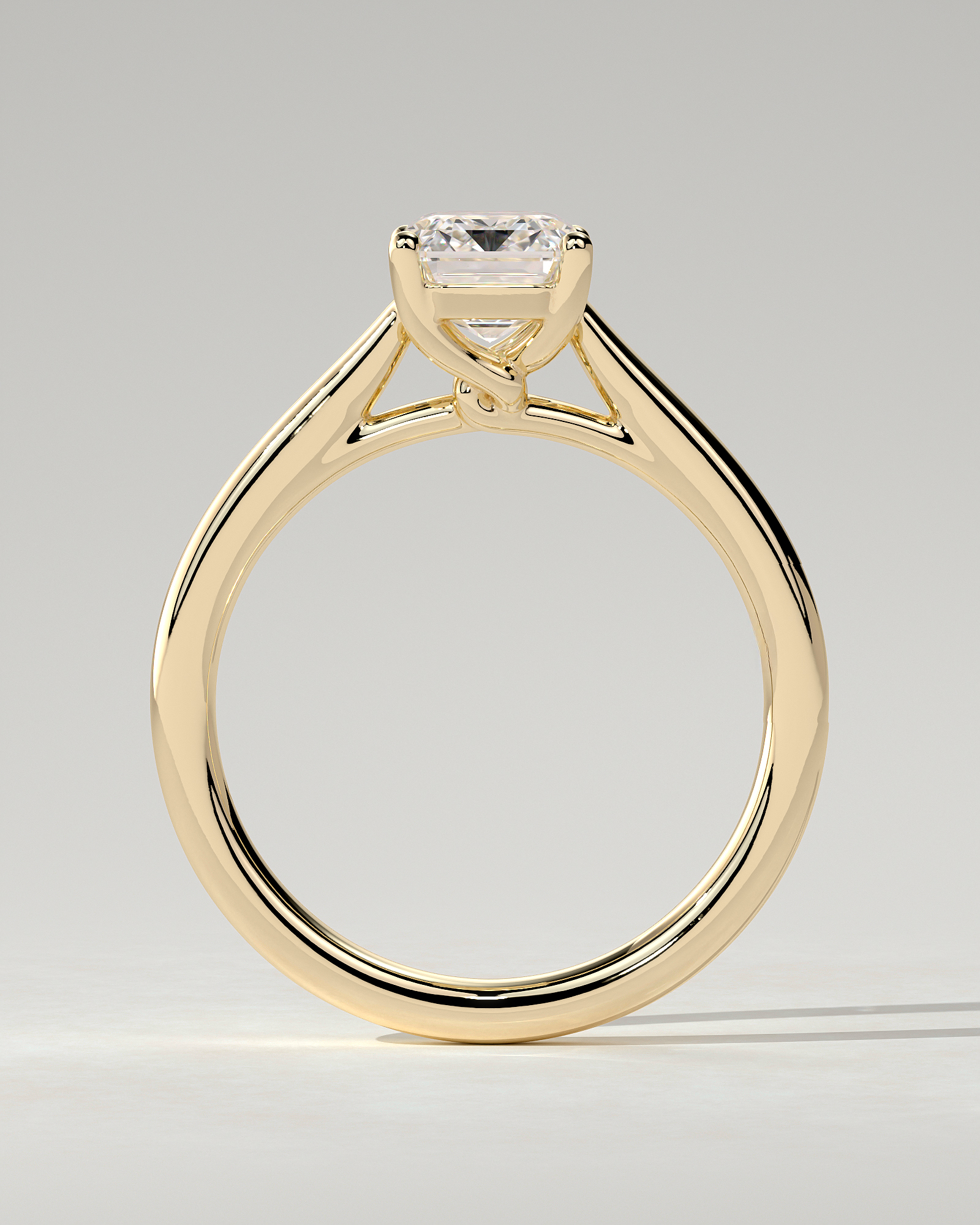 Nora Solitaire Emerald Ring