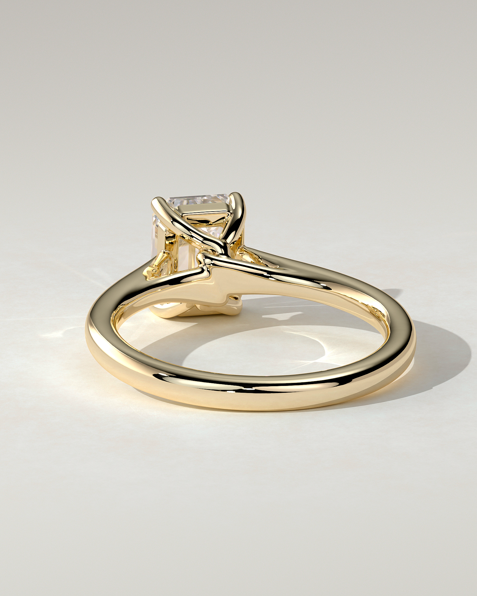Nora Solitaire Emerald Ring