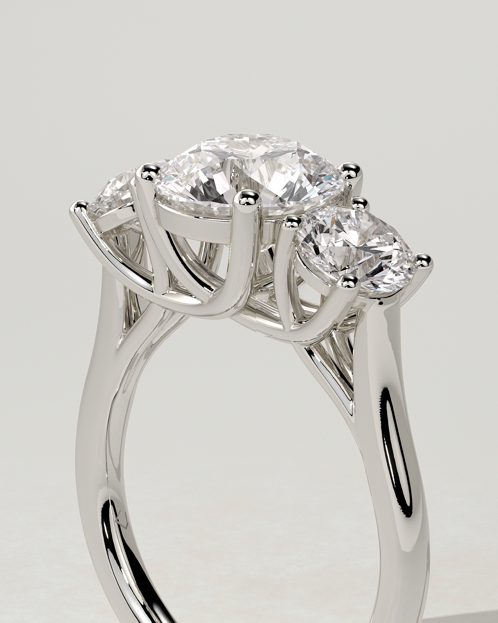 Octavia Trilogy Round Ring