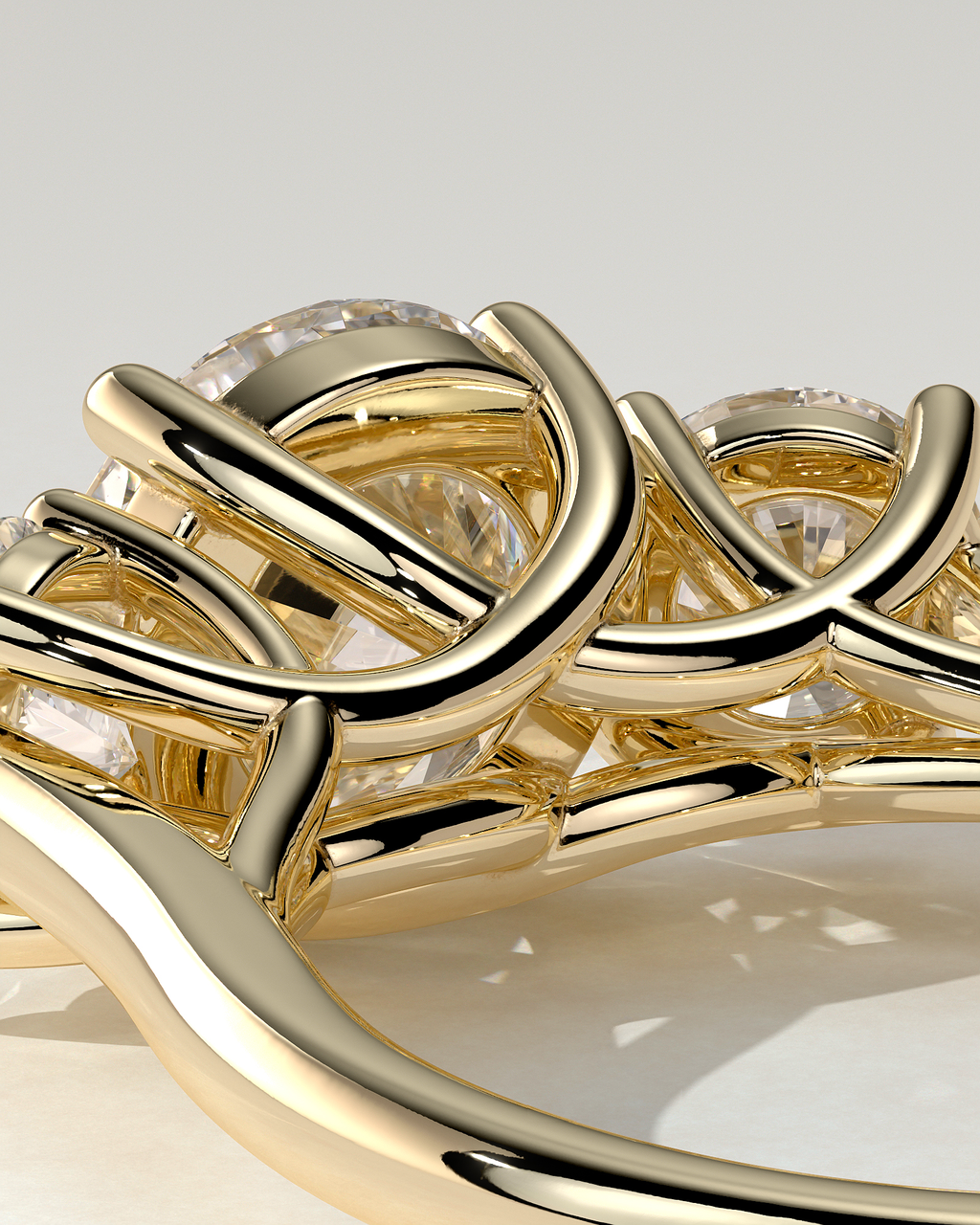 Octavia Trilogy Round Ring