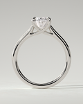 Olivia Solitaire Oval Ring