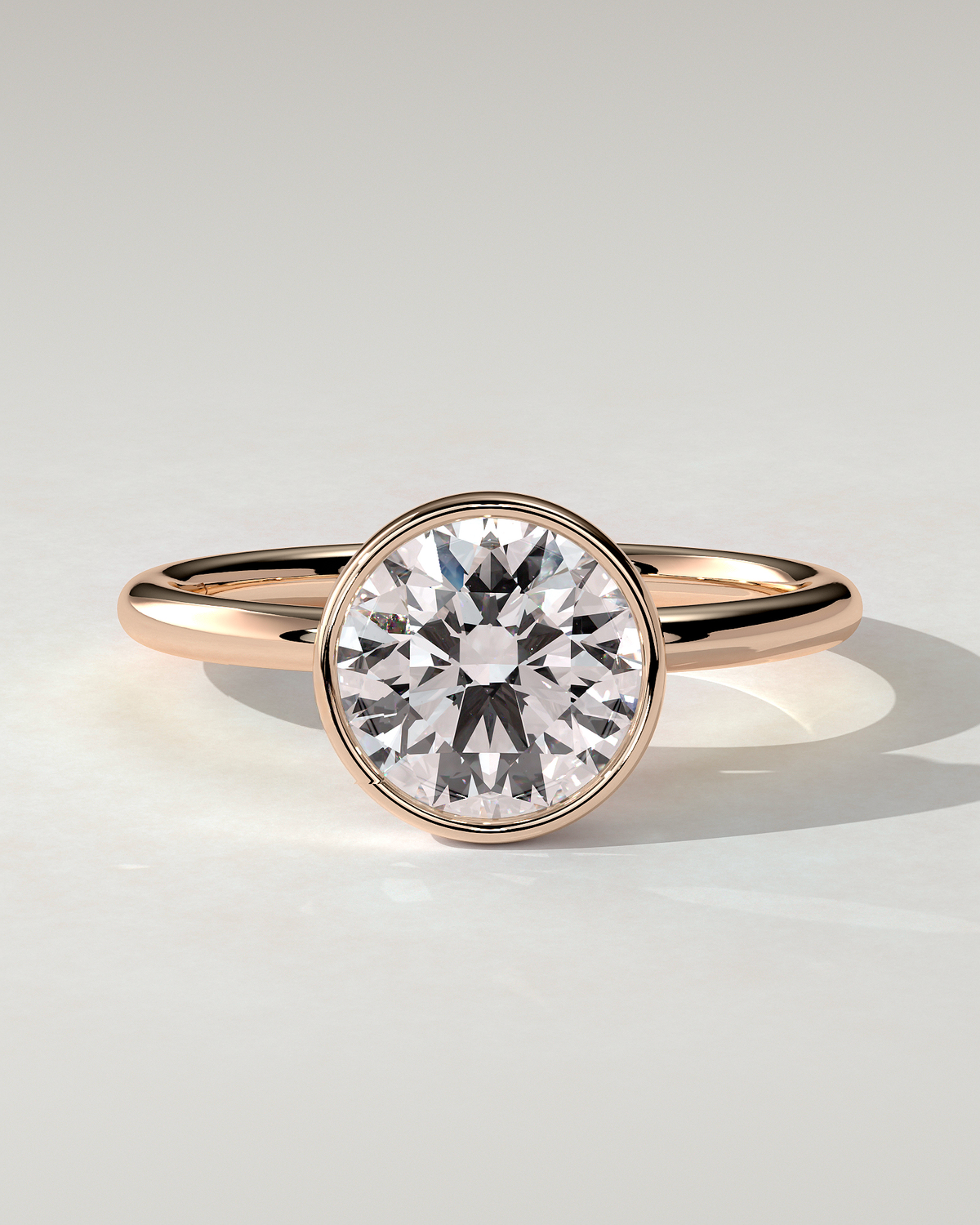 Ophelia Bezel Round Ring