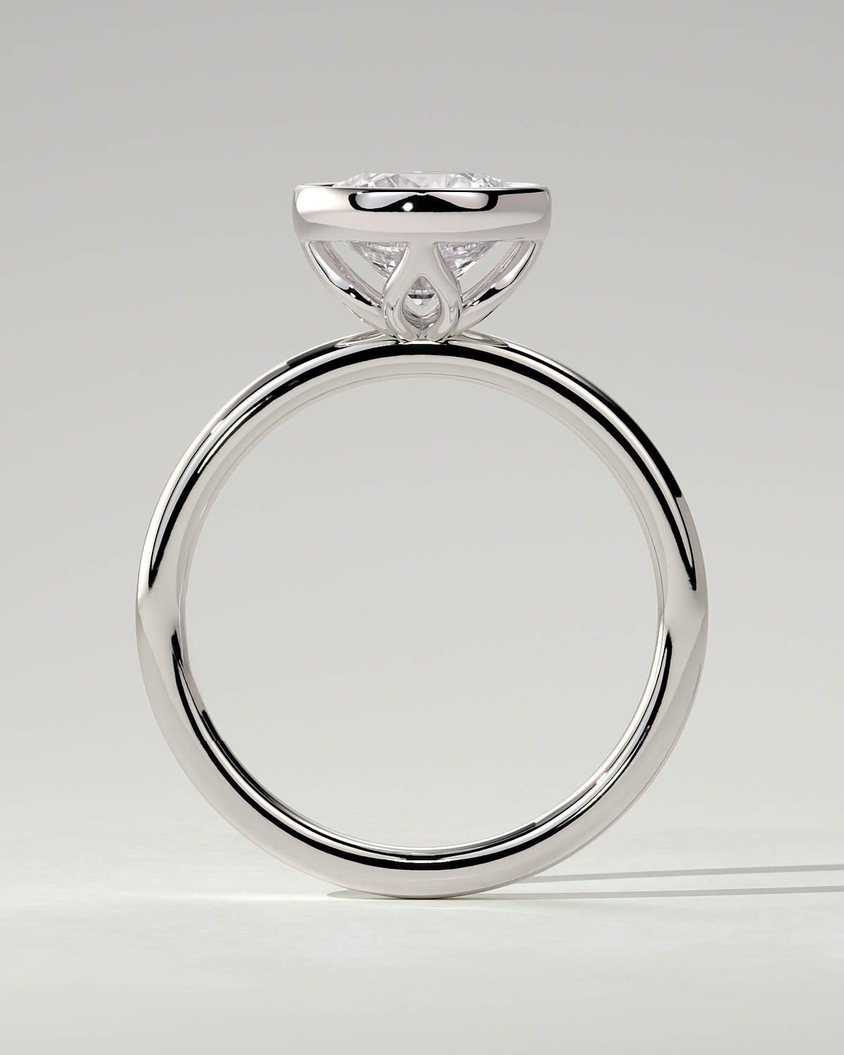 Ophelia Bezel Round Ring