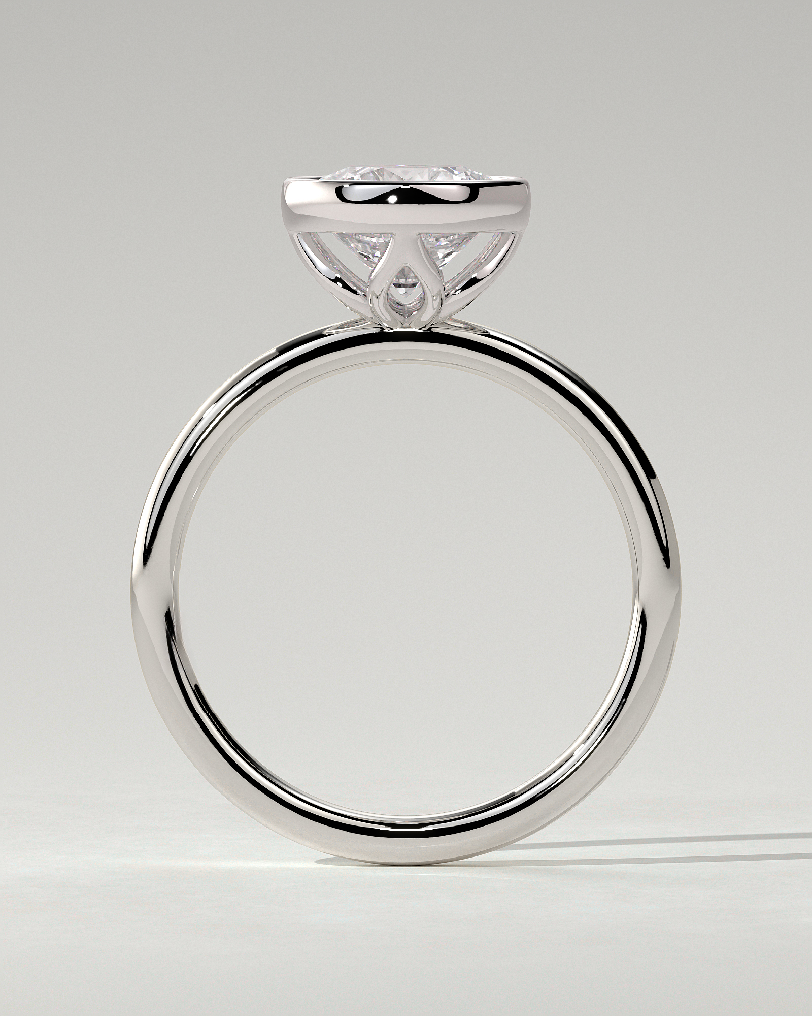 Ophelia Bezel Round Ring