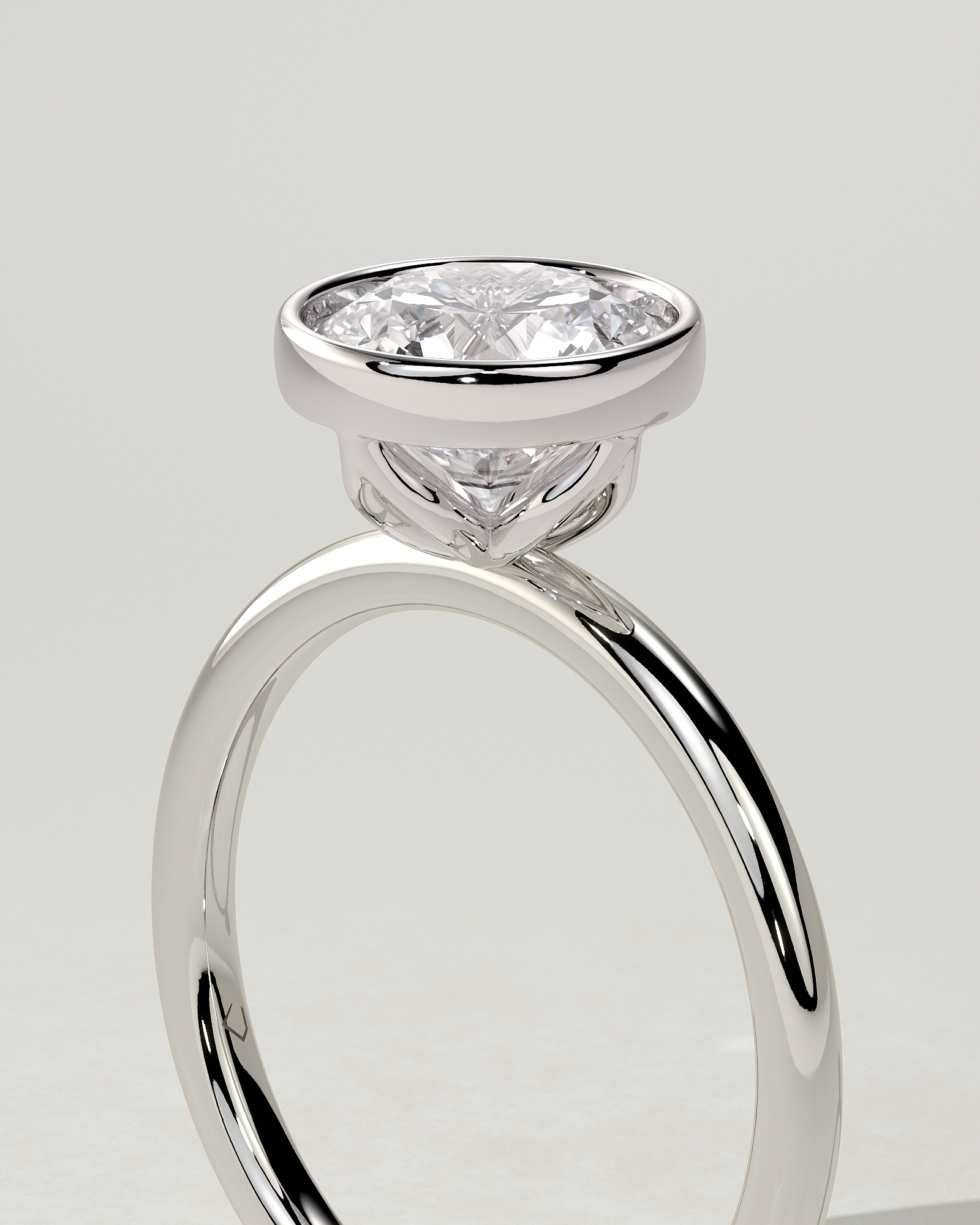Ophelia Bezel Round Ring