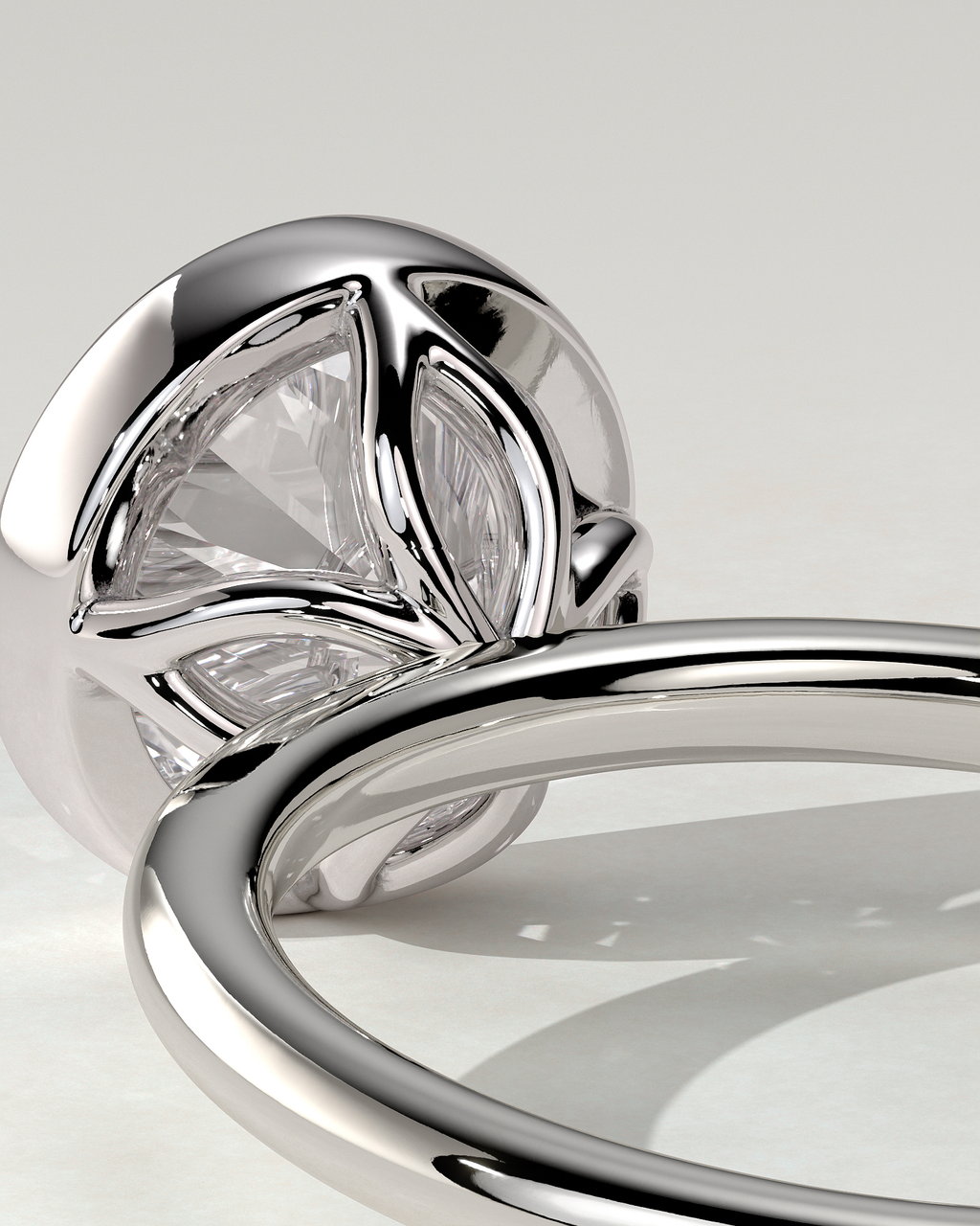 Ophelia Bezel Round Ring