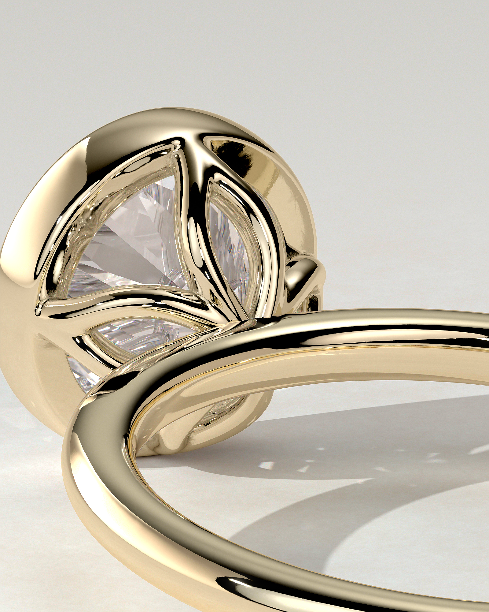 Ophelia Bezel Round Ring