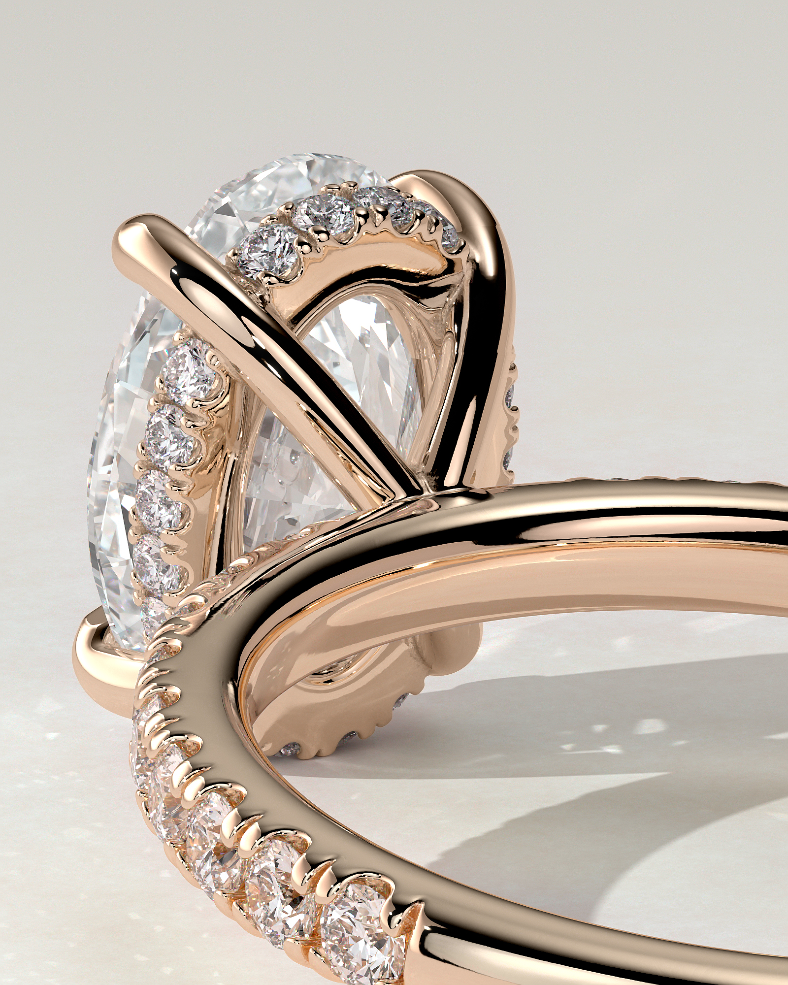 Paige Solitaire Oval Ring