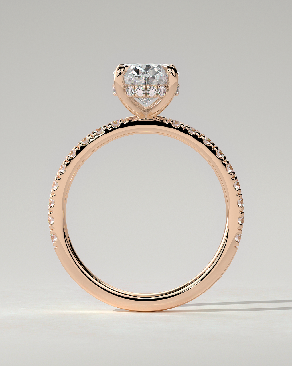 Paige Solitaire Oval Ring